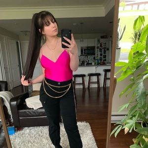 Bundle - Neon Pink & Green Triangle Tank Tops 💖💚